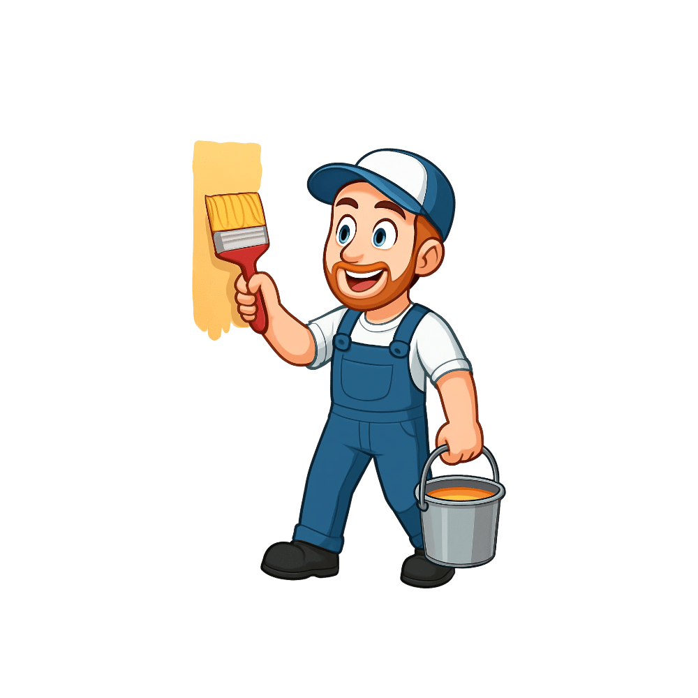 Maalaustyöt - Maalari maalaamassa