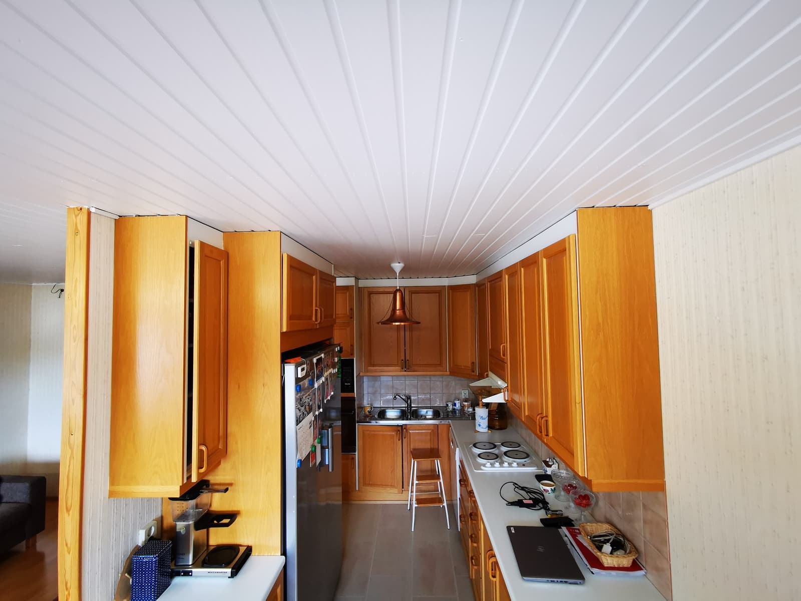 Maalarin maalaama katto Riihimäellä